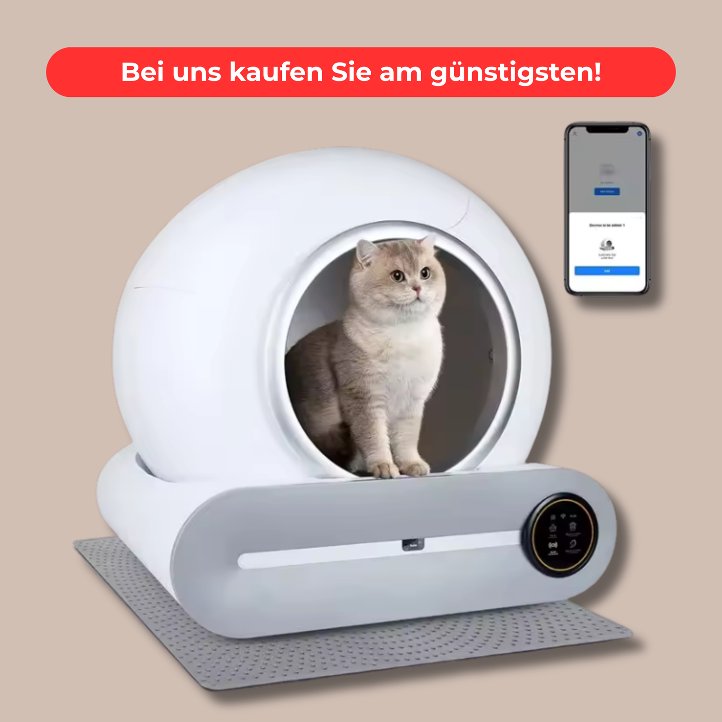 Petties automatische Katzentoilette
