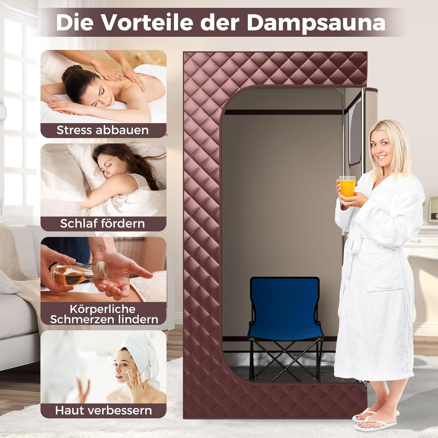 Petties Full-Body Saunabox als Komplettset