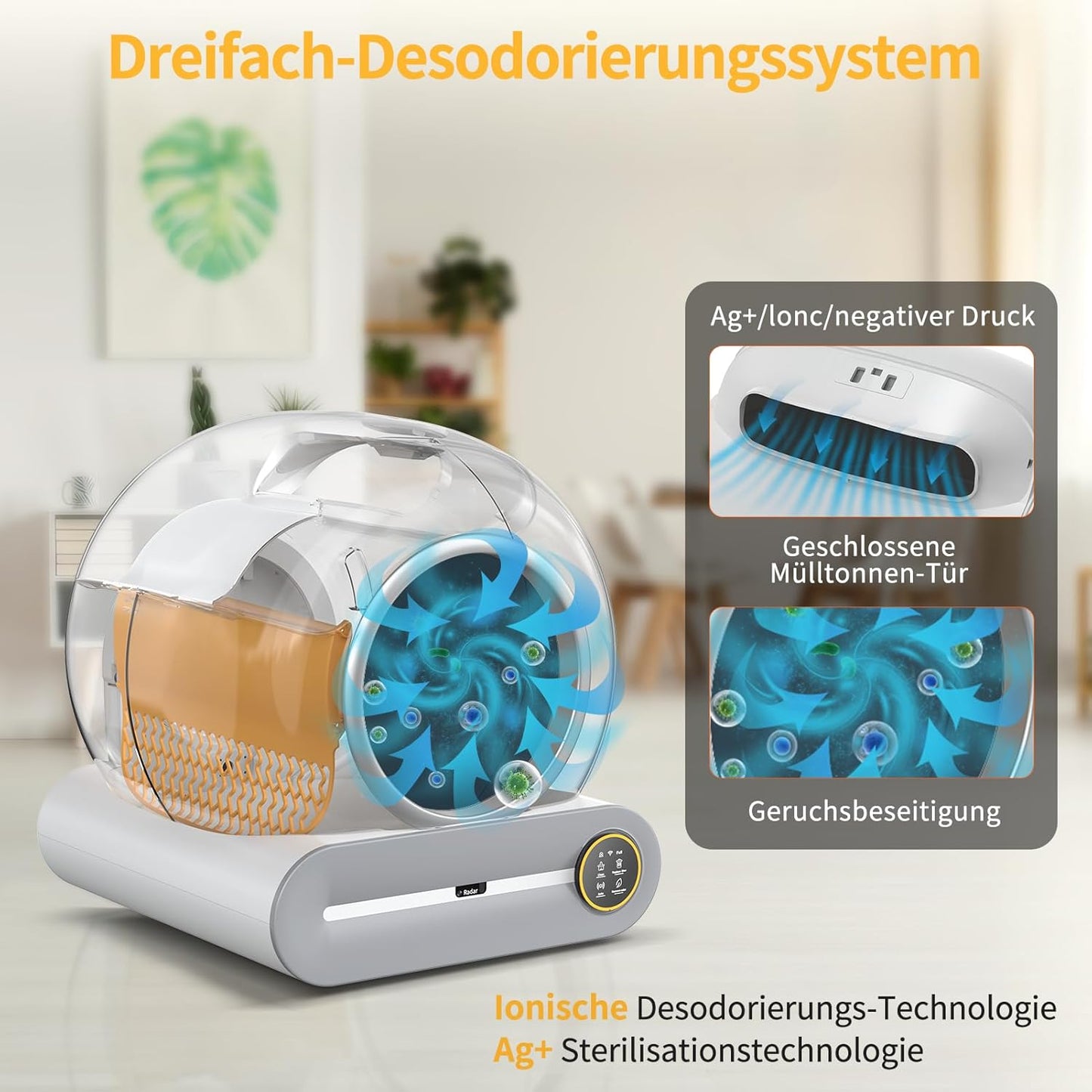 Petties automatische Katzentoilette