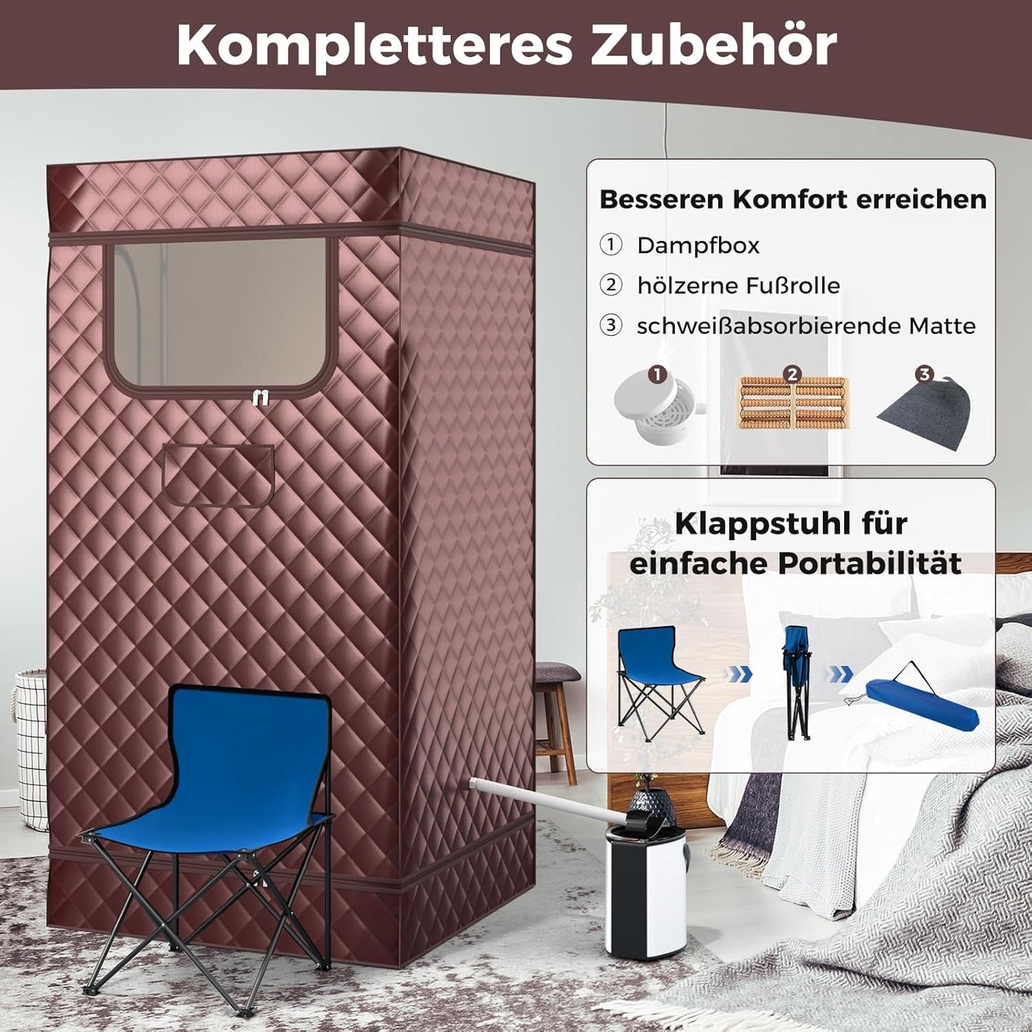 Petties Full-Body Saunabox als Komplettset