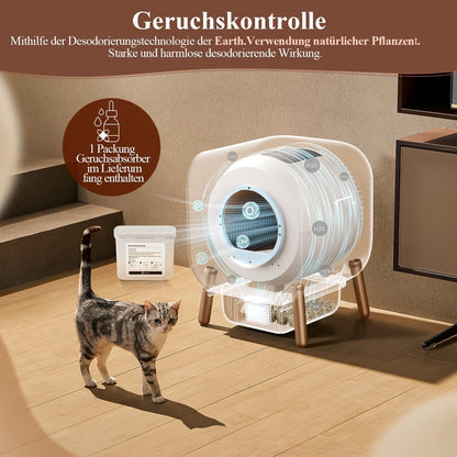 PAWBBY P1 Ultra selbstreinigende Katzentoilette